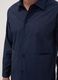 Blue pure organic cotton pyjamas with collar_3