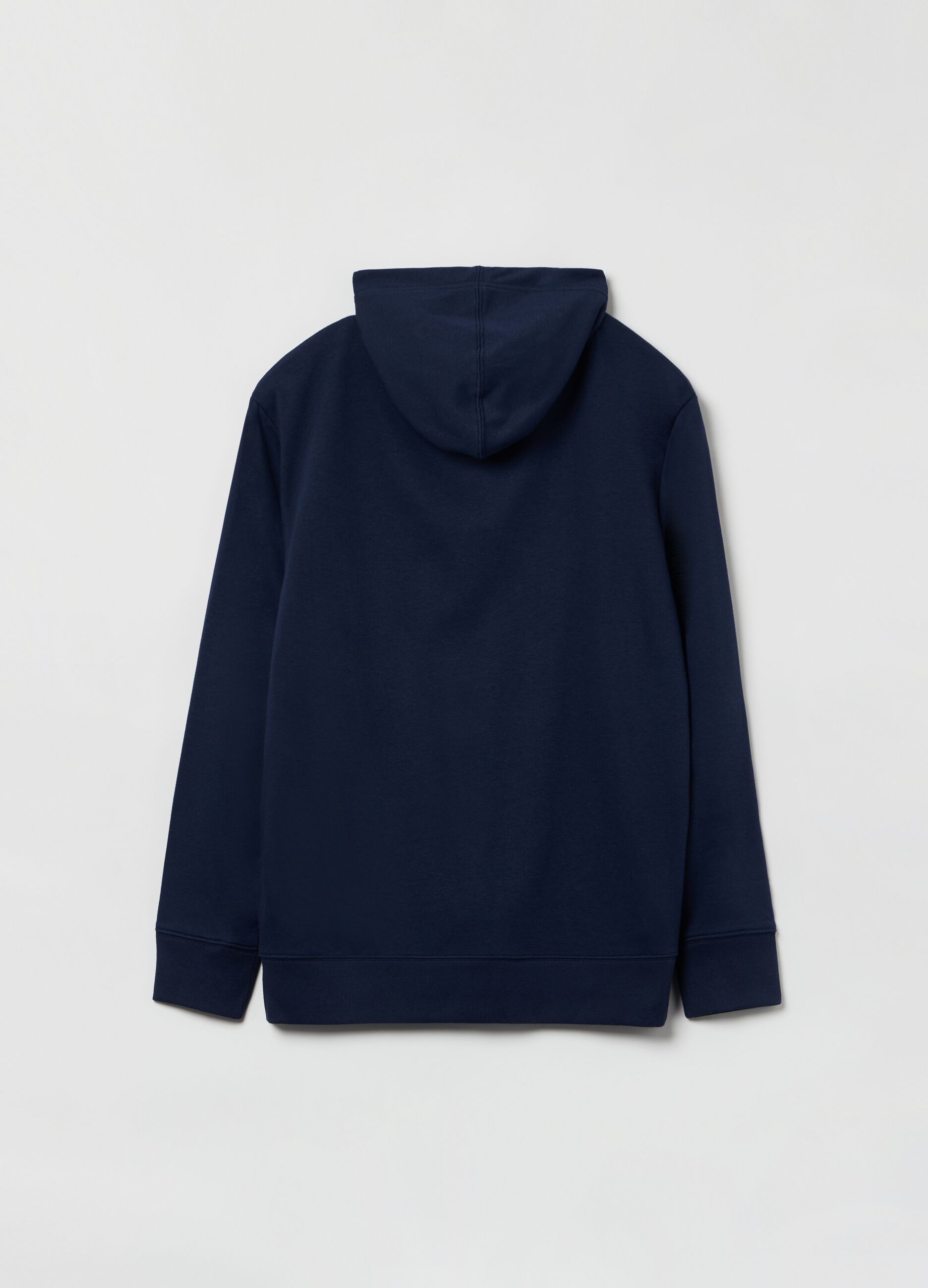 Sweatshirt in French terry with logo embroidery