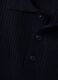 Blue rib-knit long-sleeve polo shirt_1