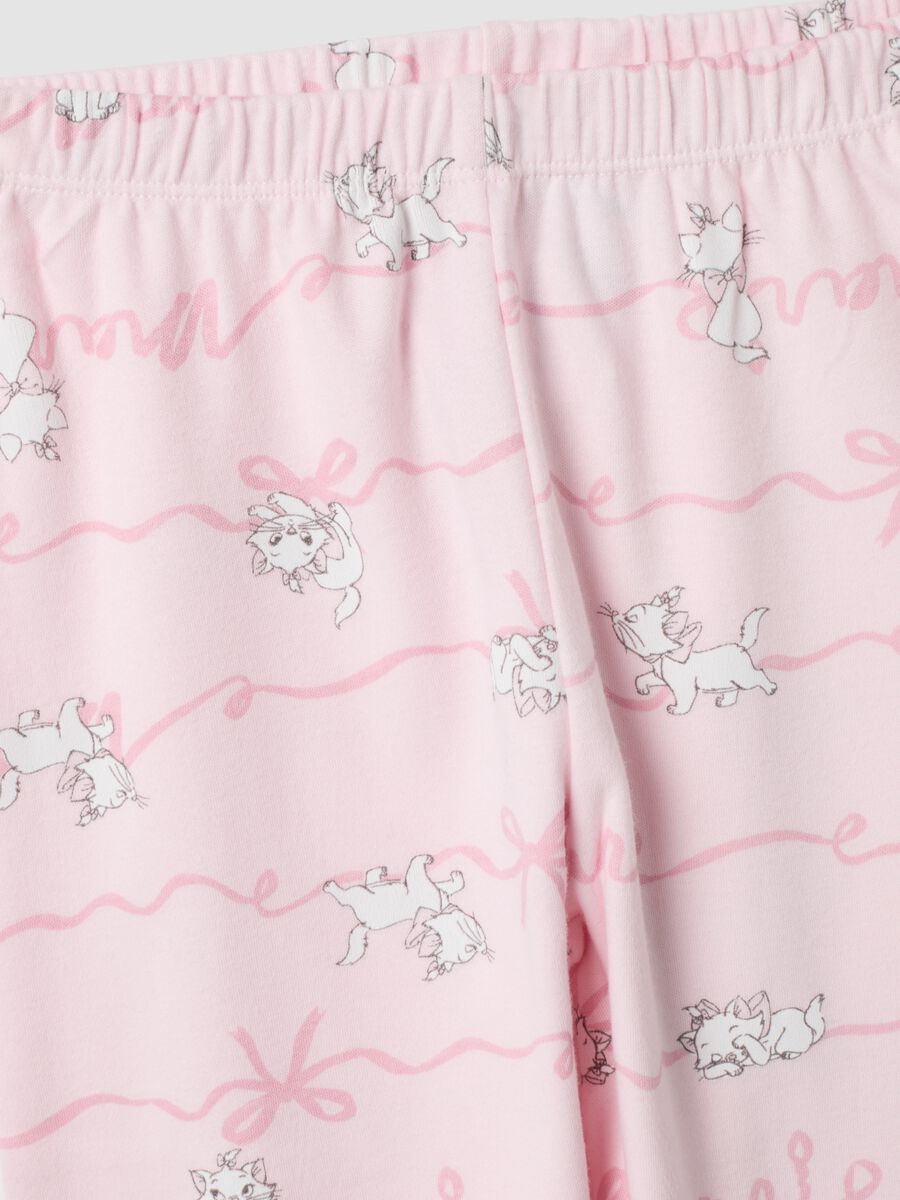 Pink organic cotton pyjamas with Aristocats print_3