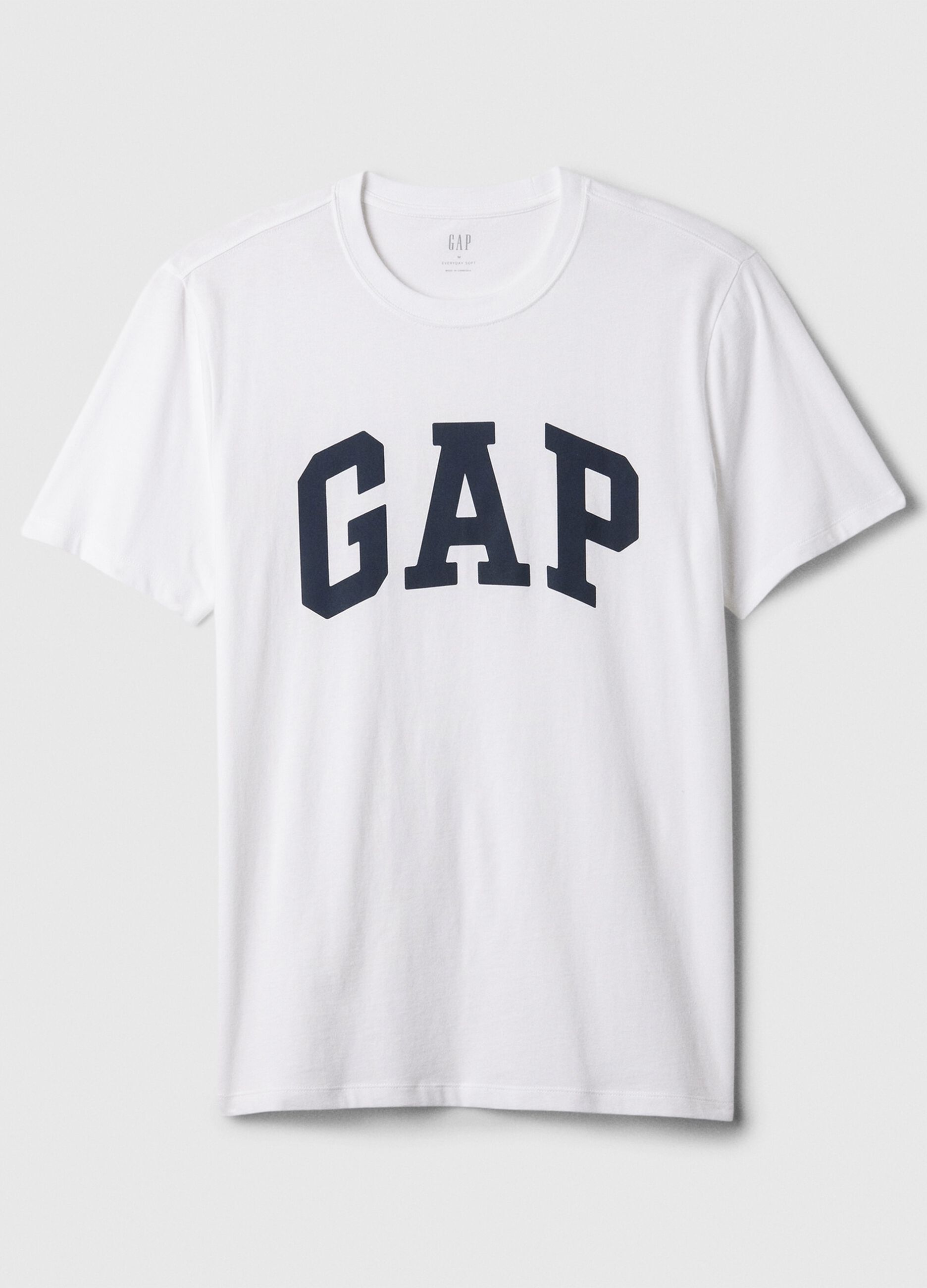 Cotton T-shirt with logo print