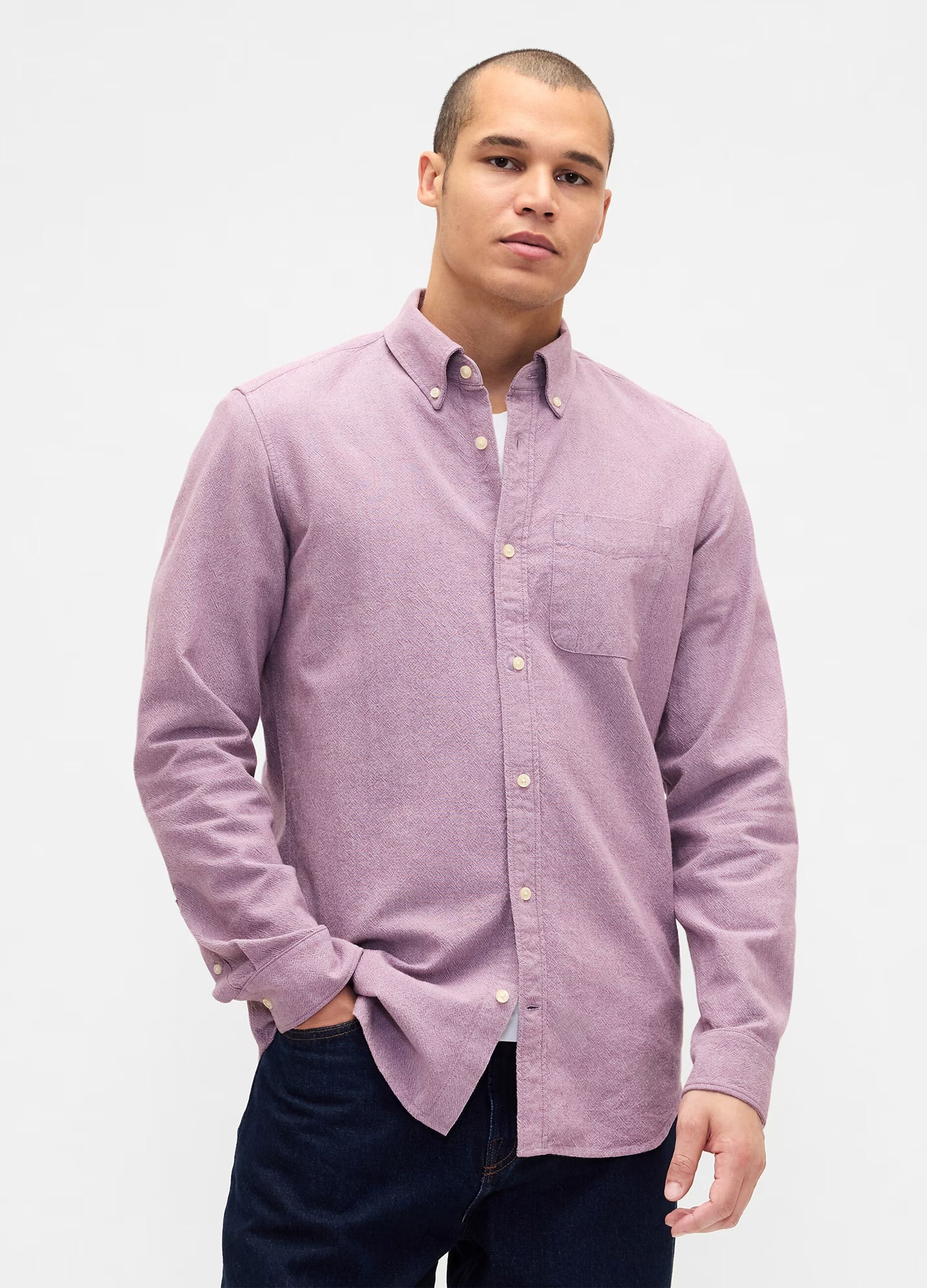 Stretch Purple Shirt