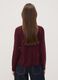 Purple long-sleeved crew-neck top_3