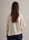 Beige Regular Fit Polo with Elbow-Length Sleeves_3
