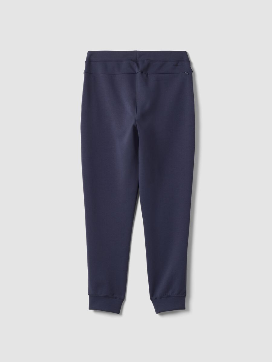Blue regular-fit joggers in Easy Dry stretch fabric_6