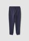 Blue regular-fit joggers in Easy Dry stretch fabric_6