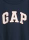 Girl's blue long-sleeve cotton shirt_2