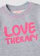 Grey marl cotton-blend tracksuit with crew neck print, regular fit_2