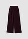 Purple viscose-blend straight-fit trousers_2