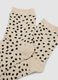 2-pack of beige socks in organic cotton blend_2
