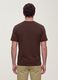 تي شيرت The Iconic Tee بني من قطن خالص بأكمام قصيرة وقصّة Regular_3