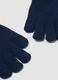 Blue stretchy fabric gloves_1