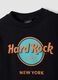 Black pure cotton T-shirt with Hard Rock Cafe print, regular fit_2