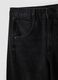 Jeans neri baggy fit in puro cotone_5