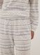 White Nordic-print pyjama trousers_2