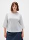 Grey stretch fabric regular fit t-shirt_1