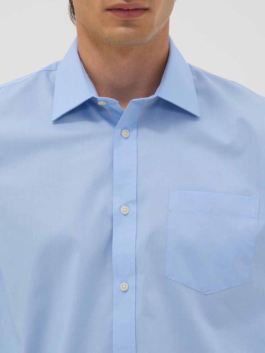 Light blue regular-fit shirt with classic collar, easy-iron_1