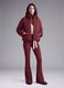 Red padded jacket with zip and high neck ALTAVIA STUDIO_0
