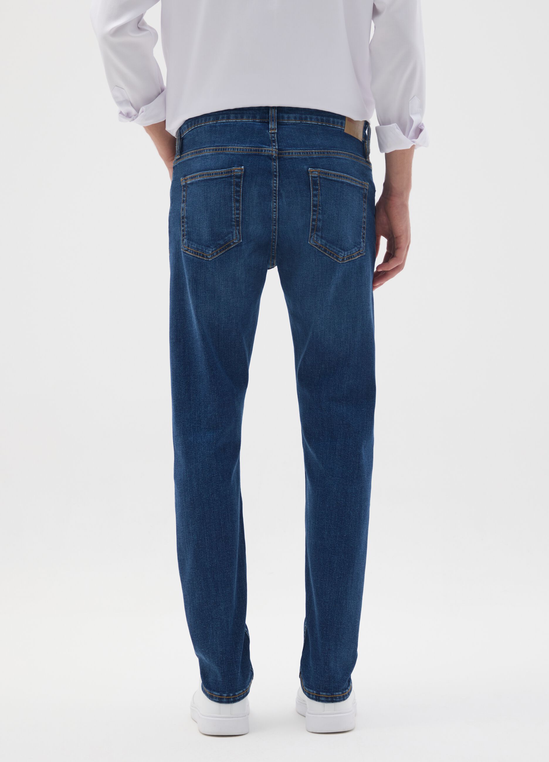 Skinny Fit Blue Denim Jeans
