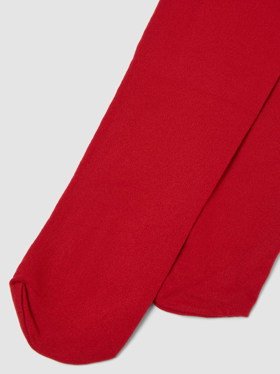 Red stretch tights_2