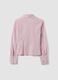 Pink striped slim-fit stretch cotton shirt_1