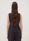 Black slim-fit viscose-blend waistcoat_3