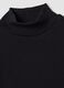 Black slim-fit ribbed stretch organic cotton T-shirt_2