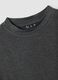 Grey marl stretch viscose crew-neck top_2