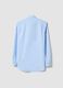 Camicia blu in misto lyocell regular fit_2