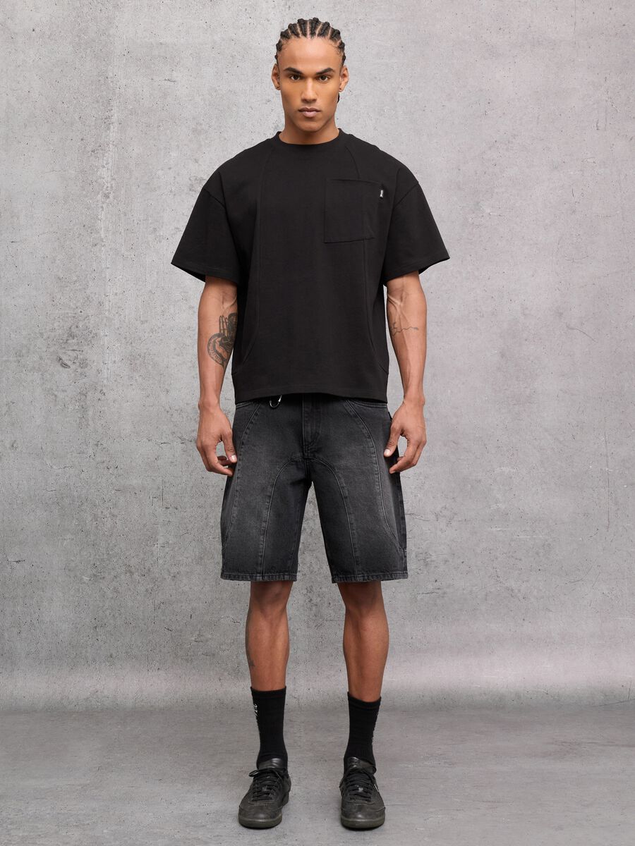 Black Denim Shorts_0