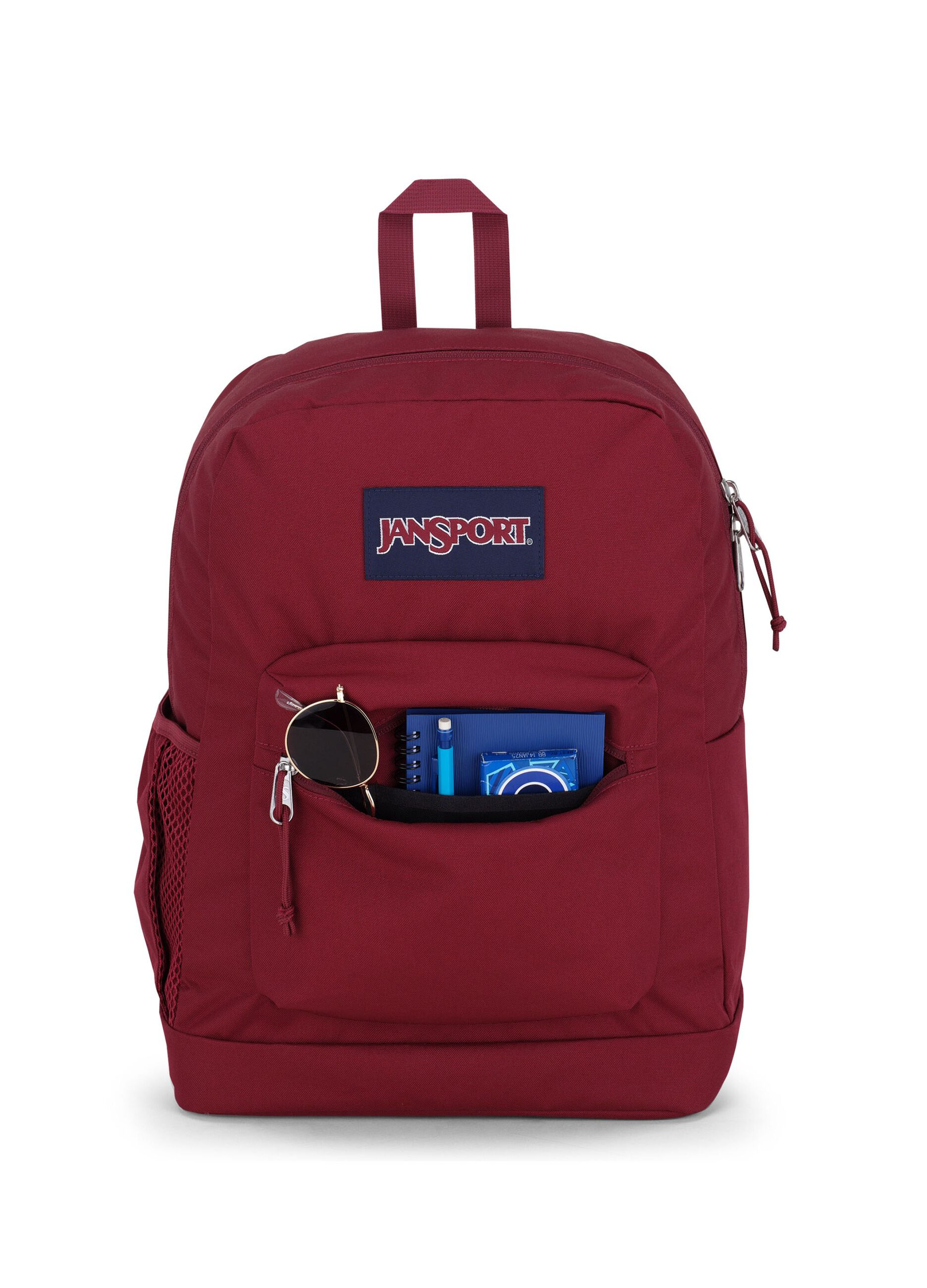 Burgundy Cross Town Plus Backpack Unisex