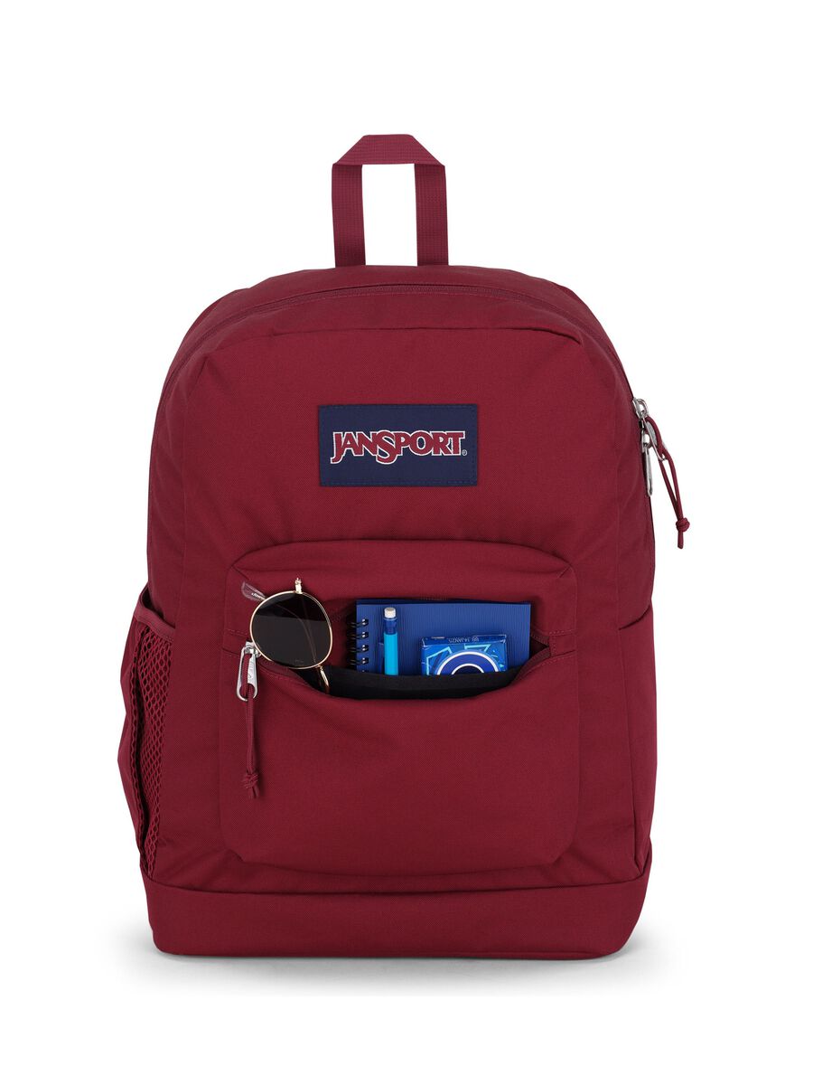 Burgundy Cross Town Plus Backpack Unisex_3
