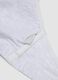 Grey organic cotton and stretch viscose triangle bra_5