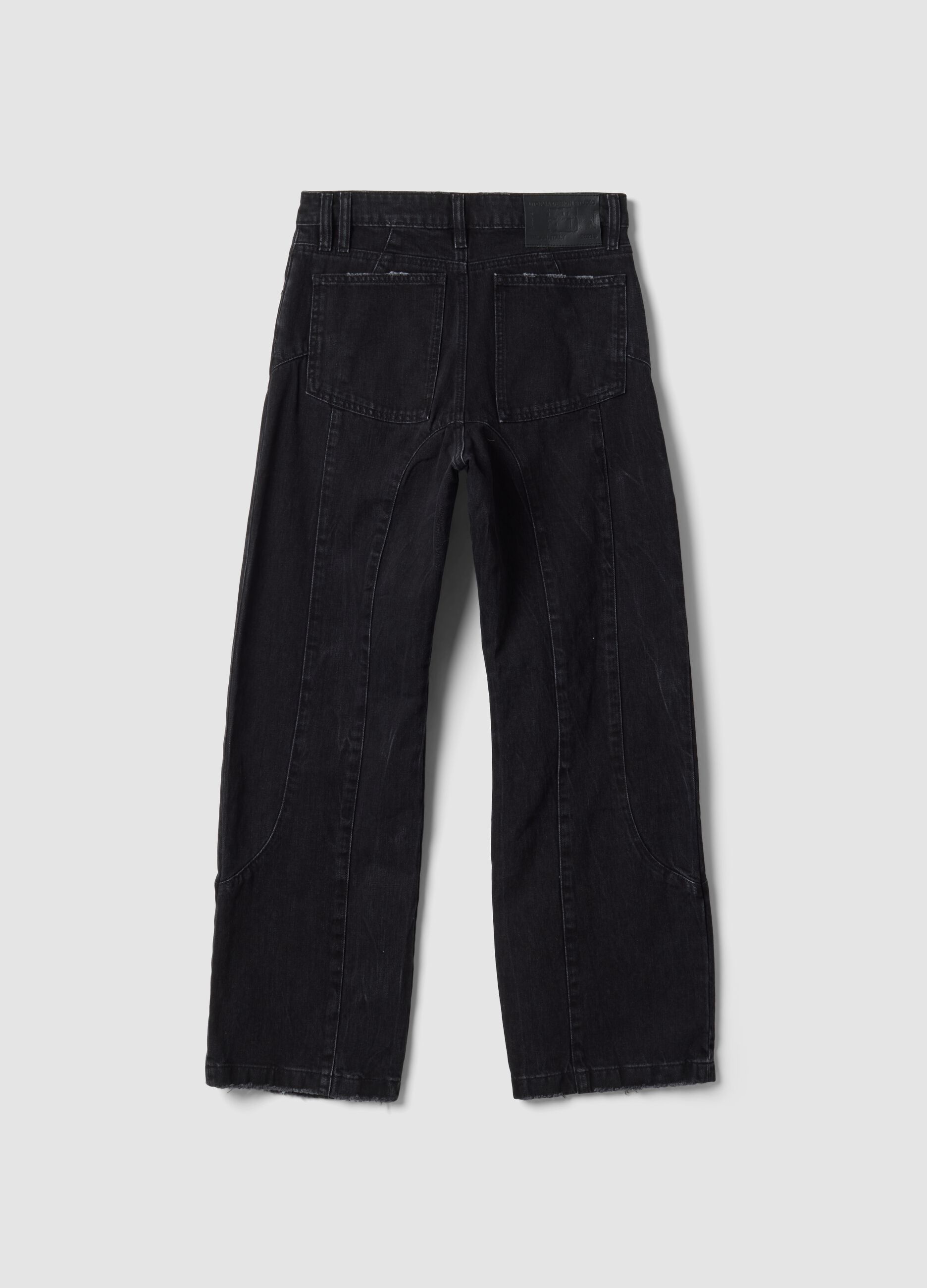Baggy Denim Washed Black