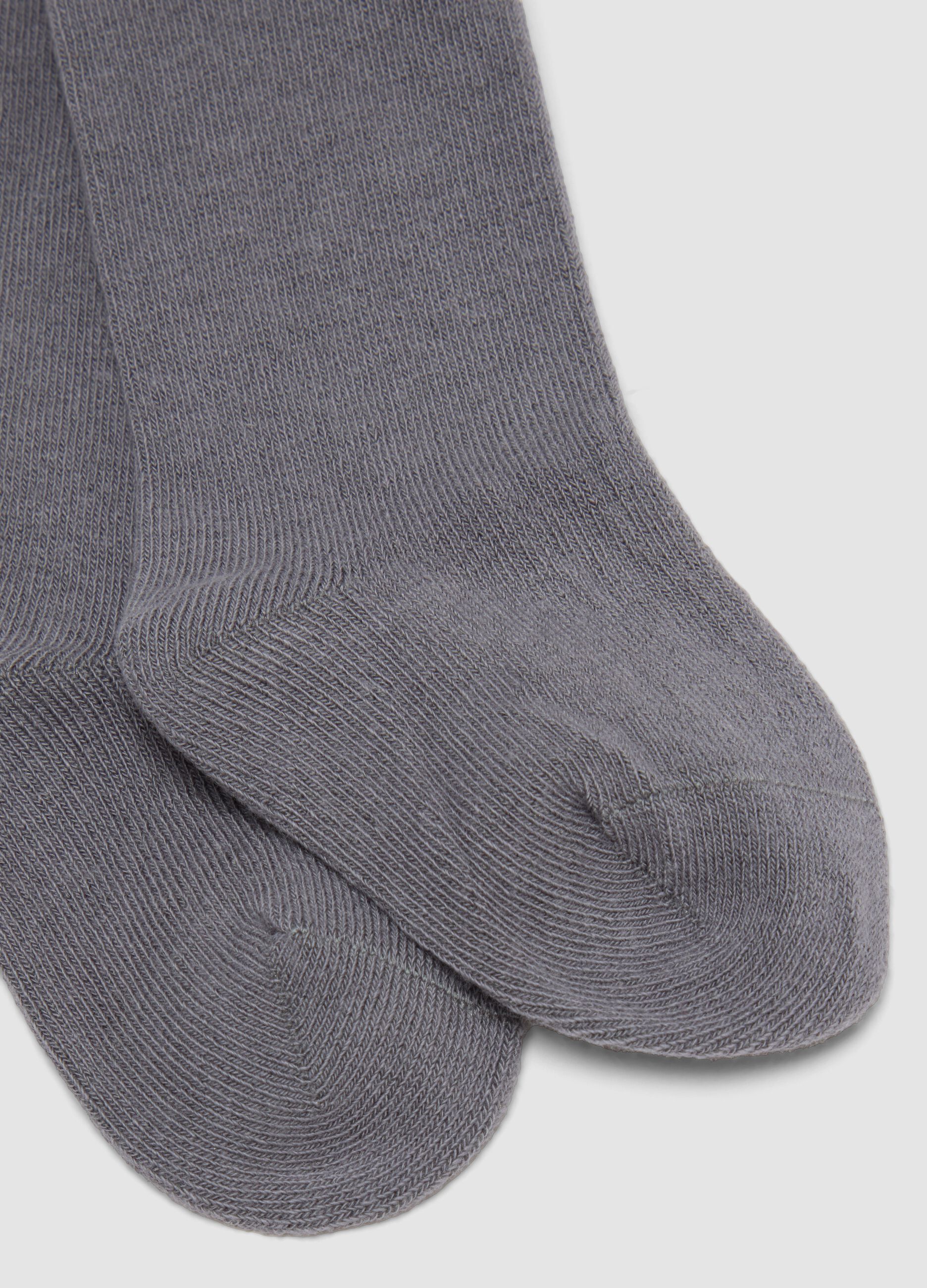 3-pack of multicolour long socks in stretch organic cotton