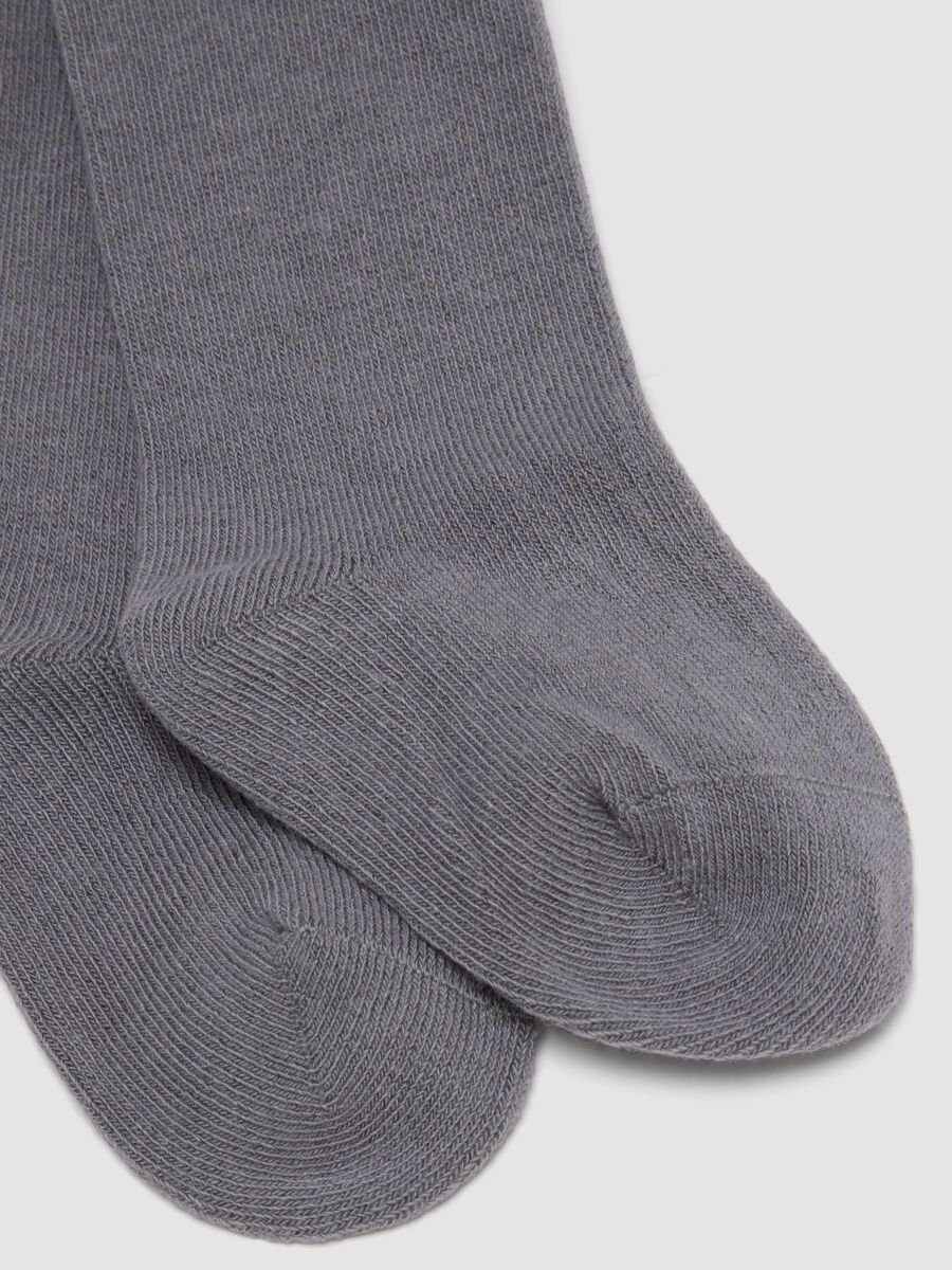 3-pack of multicolour long socks in stretch organic cotton_2