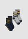 2-pack of Harry Potter organic stretch cotton mid-calf non-slip socks_0