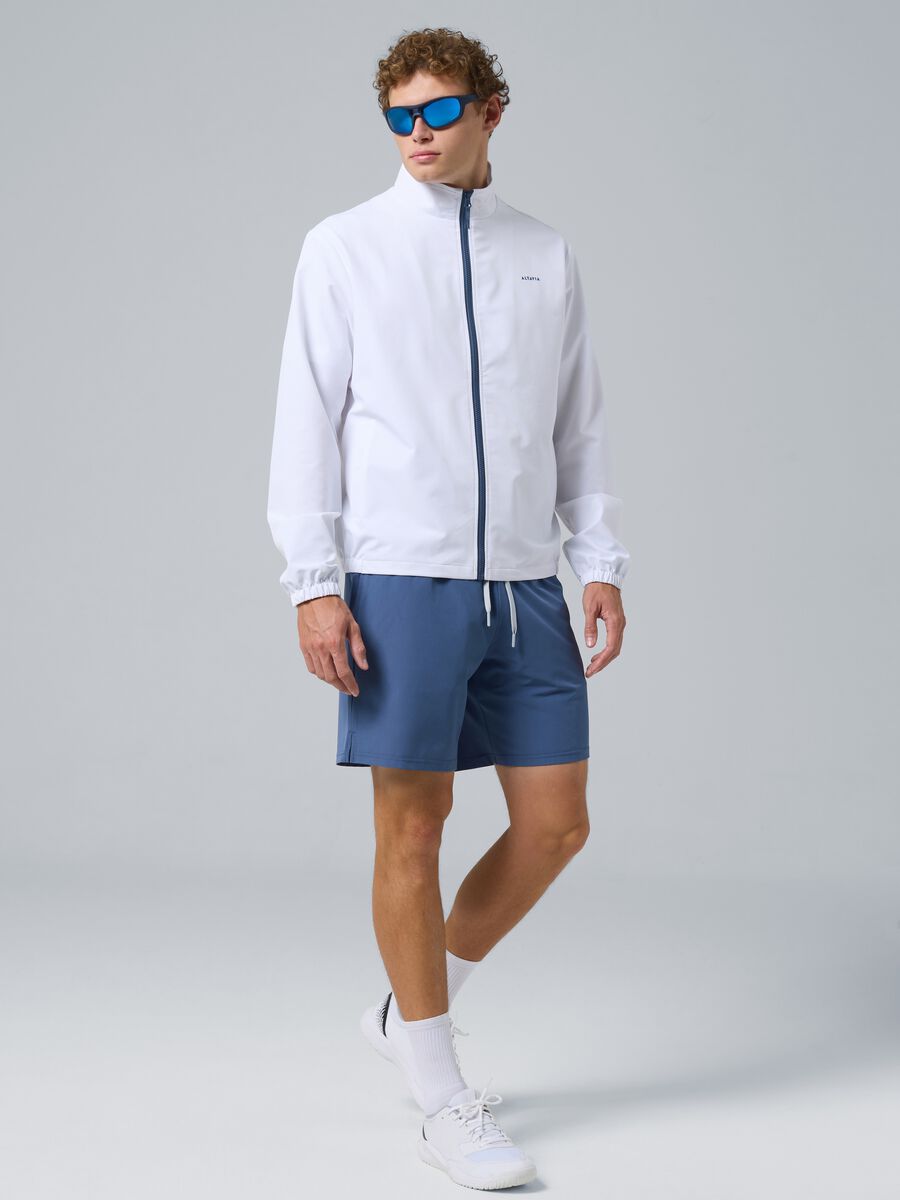 White ALTAVIA COURT sports jacket in stretch fabric_0