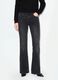 Black stretch-cotton flare jeans_1