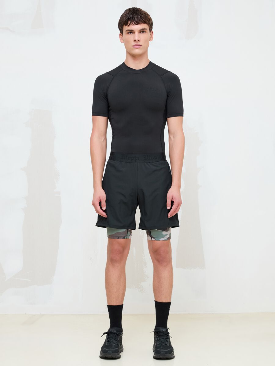 Fitted Technical T-shirt &ndash; Black_2