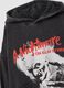 Grey oversized 100% cotton hoodie with &ldquo;A Nightmare On Elm Street&rdquo; print_5