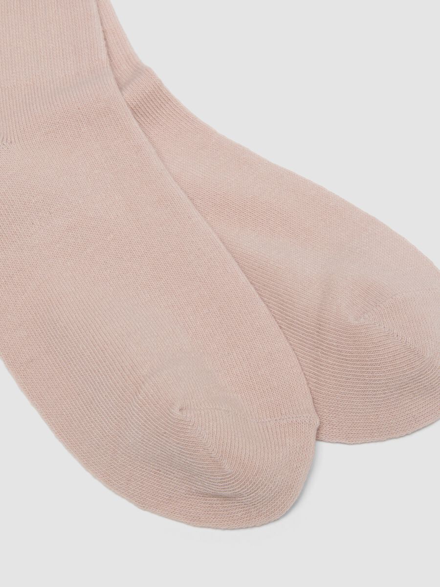 Calzini rosa in cotone organico elasticizzato_2