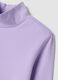 Purple organic cotton slim-fit high-neck T-shirt_2