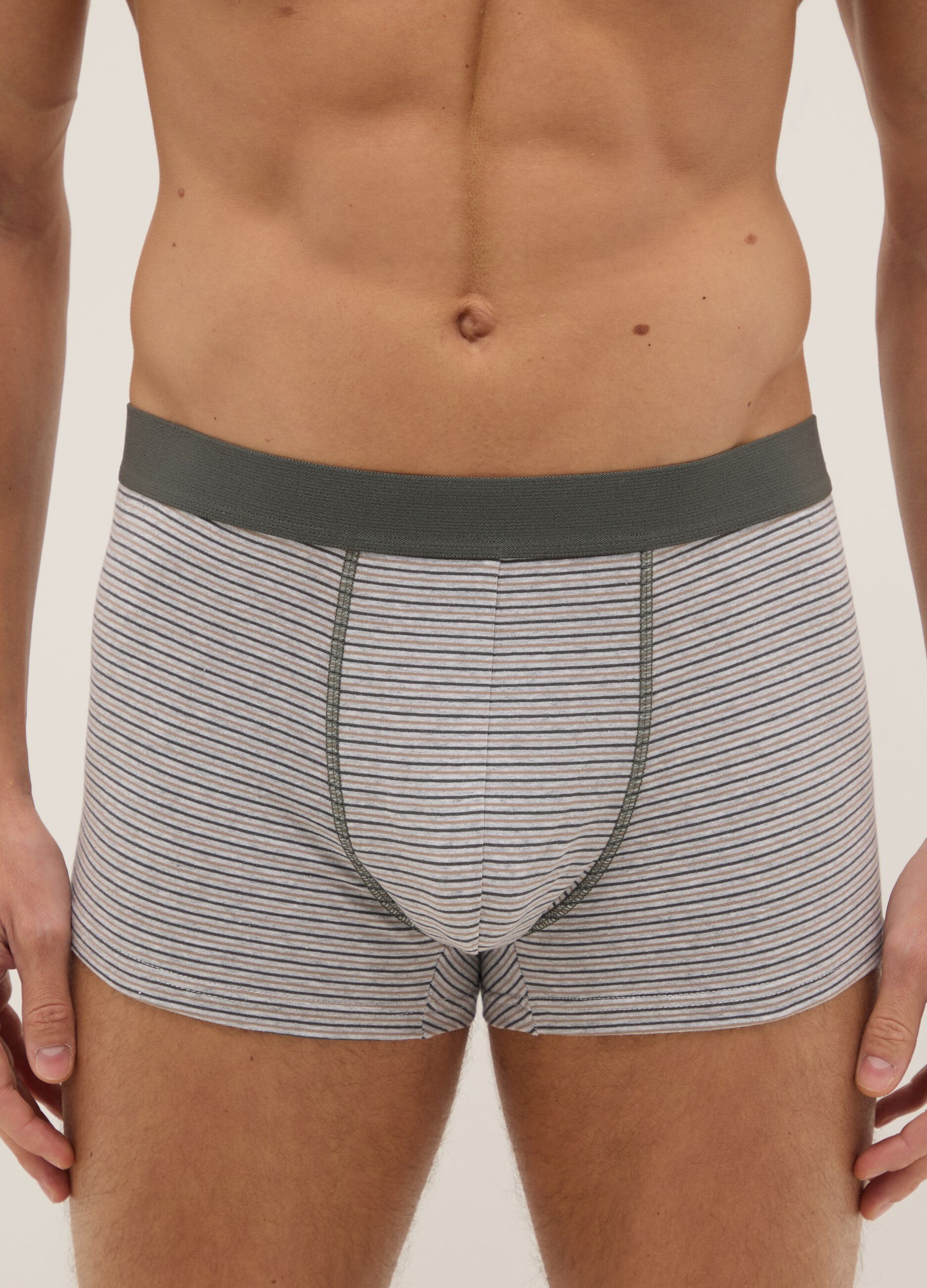 Multipack of stretch cotton multicolour regular fit boxer shorts