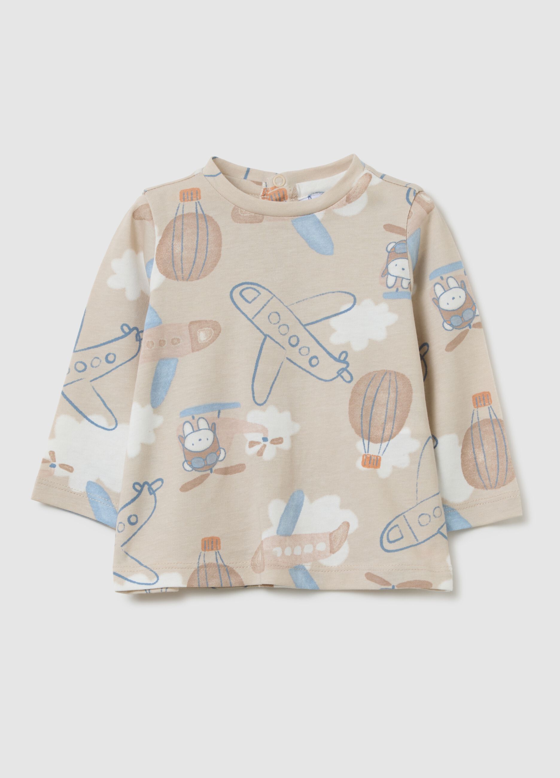 Multicolour regular fit pure cotton newborn sweater