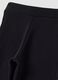 Blue flared leggings in stretchy organic cotton_3