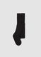 Collant nero in tessuto elasticizzato_0