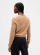 Beige cotton blend cardigan_1