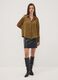 Camicia verde regular fit con collo classico_2