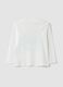 T-shirt bianca in puro cotone organico con girocollo_1